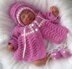 Pattern 52 - Baby Girls Chevron Matinee Set