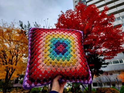 Summer Fun Granny Cushion