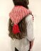 Candy Cane Hooded Scarf
