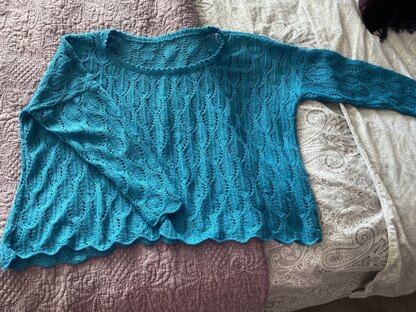 Lightweight lacy jumper