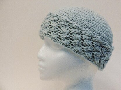 Criss Cross Brimmed Winter Hat Girls to Ladies L