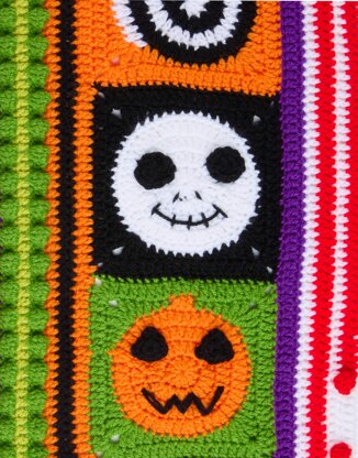 Sirdar Halloween Crochet Along Blanket