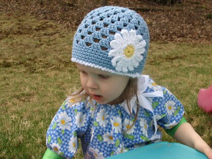 Spring Daisy Beanie