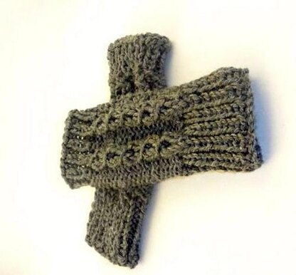 Yarn Over Fingerless Gloves