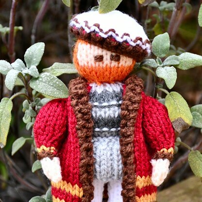 King Henry VIII Doll Knitting Pattern - Toy Knitting Pattern