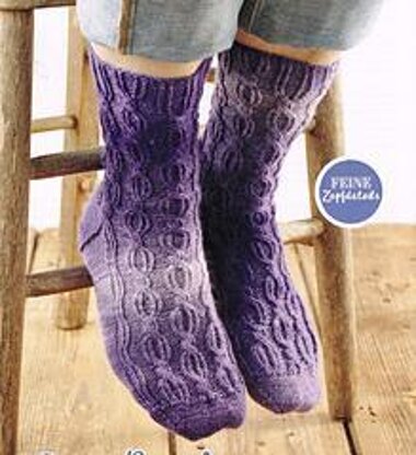 Deep purple socks