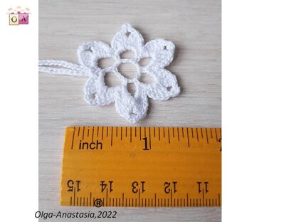 Crochet snowflake 14