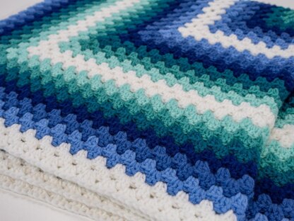Hope’s Infinity Granny Square Crochet Blanket