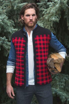 Men's Plaid vest