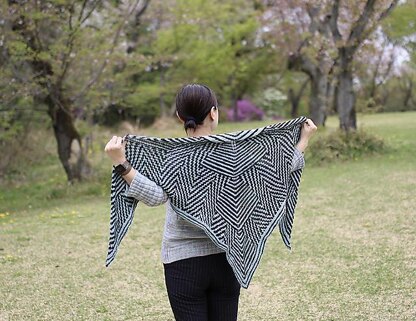 Crossroad shawl