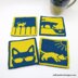 Cats in Summer Coasters