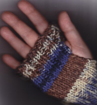 Easy Knit Fingerless Mitts