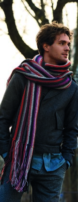 Brioche Scarf & Hat and Stripey Scarf in Rico Essentials Soft Merino Aran - 647 - Downloadable PDF