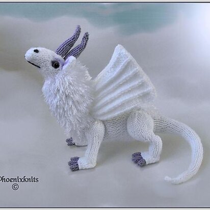 Snow Dragon - knitting pattern