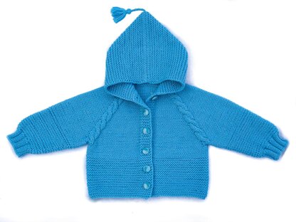 Baby Knit Cardigan with Hood