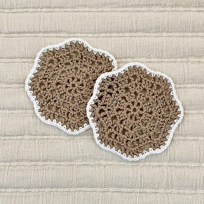 Cute Daisy Wavy Granny Coaster