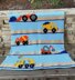 Construction Truck Baby Blanket