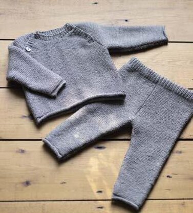 Oliver Jumper & Trousers Set in Rowan Baby Cashsoft Merino - Downloadable PDF