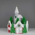 Crochet pattern Christmas village with church