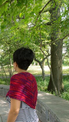 Cranberry Dreams Shawl