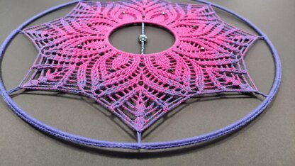 Mandala 'Peacock' crochet pattern