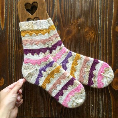 Candy Mountain Socks