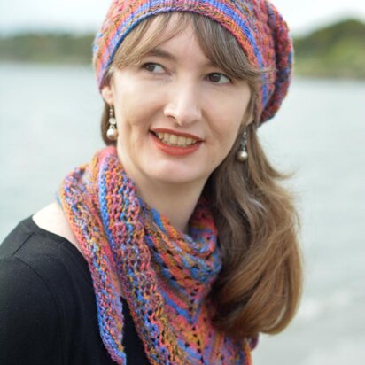 Impressionist Daubs Hat - knitting pattern