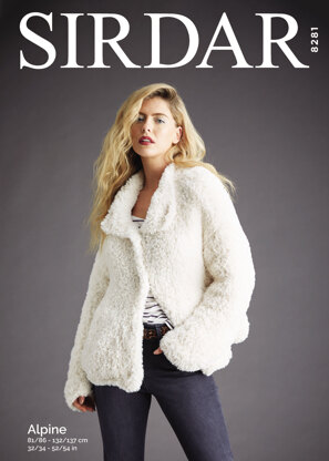 Lady's Bomber Jacket in Sirdar Alpine - 8281 - Downloadable PDF