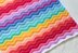 Chunky Rainbow Ripple Baby Blanket