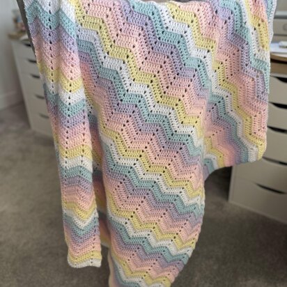 Candy Chevron Blanket