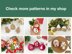 Christmas gingerbread house crochet ornament pattern Amigurumi