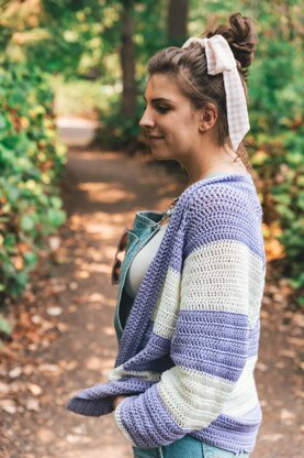 Slouchy Stripe Cardigan