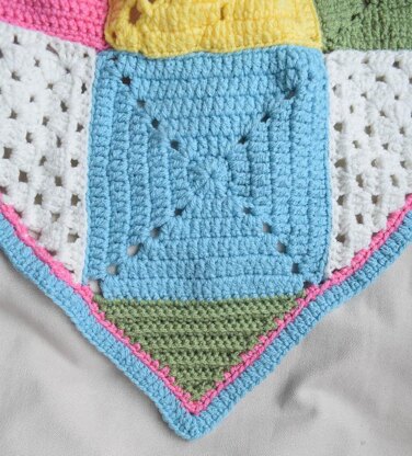 Classic Granny with a Twist Blanket