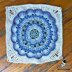 New Agapanthus Flower Granny Blanket Square