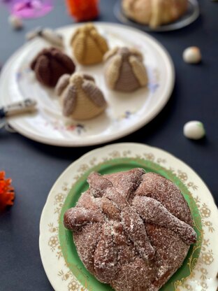 PAN DE MUERTO -DAY OF THE DEATH BREAD CROCHET AMIGURUMI PATTERN