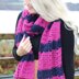 Hot Pink Modern Scarf