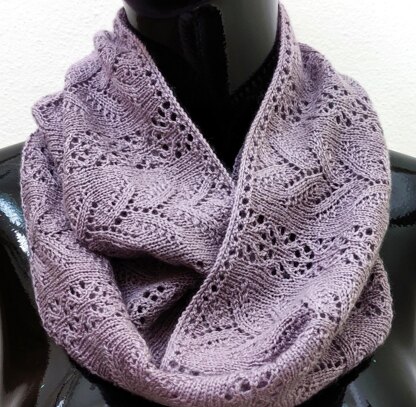 Branches and Blooms Double-wrap Cowl