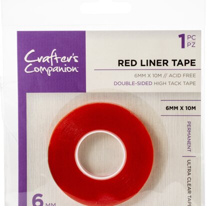 Crafter's Companion Red Liner Double Sided Tape (6mm)