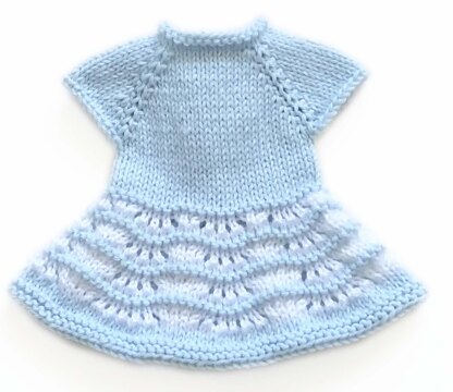 4 dolls dresses knitting pattern 19103