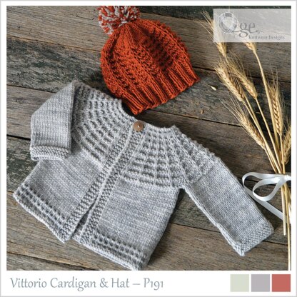 Vittorio Cardigan & Hat – P191