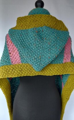 Verdant Hooded Shawl