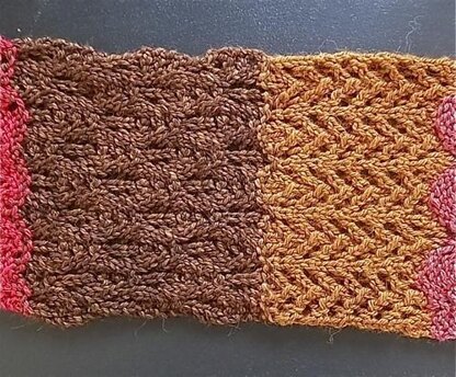 Stash Eater Sampler Scarf #2; Lace