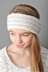 Beaded Headband Style Ear Warmer Crochet Pattern