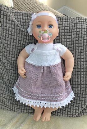 P44 Two Sundresses for Baby Doll