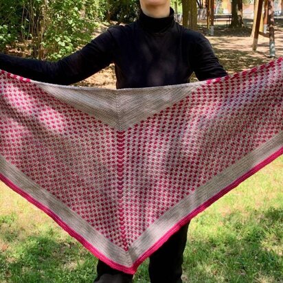 Wonderful Day Shawl - knitting pattern