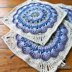 New Agapanthus Flower Granny Blanket Square