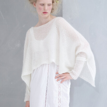 Pimpernel Poncho in Rowan Kidsilk Haze - ZM72-00045-DEP - Downloadable PDF