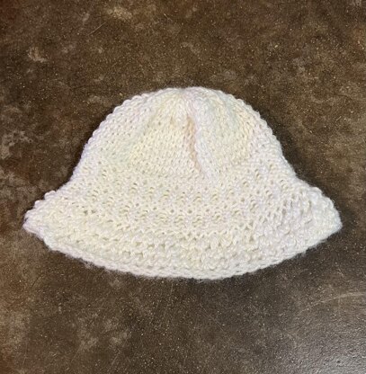 Floppy Brim Baby Hat -- a loom knit pattern