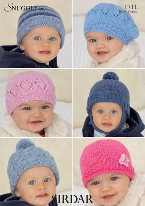 Hats in Sirdar Snuggly DK - 1711 - Downloadable PDF