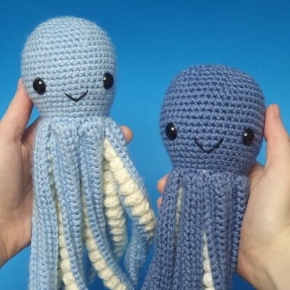 No-Sew Octopus. UK terminology